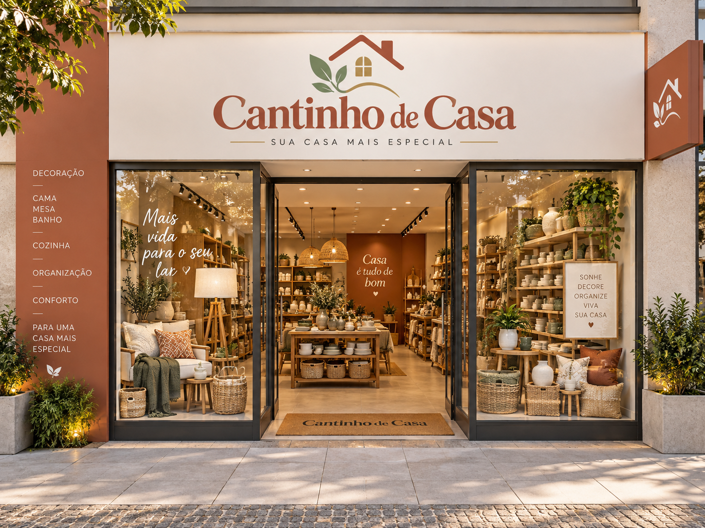 Fachada Cantinho de Casa